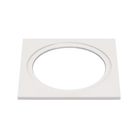 DX210045  Bania S 90x90mm White Square Frame Suitable For Bania, Bania A and Bazi Downlight